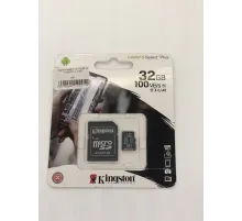 Карта памяти 32 Гб SDHC Kingston с ADP