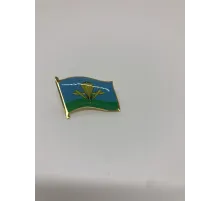 Значок мет.  Флажок ВДВ РФ (смола)