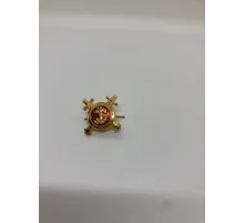 Эмблема петличная Полиция, металл. золотой