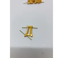 Буква "Д" на погоны мет. зол.
