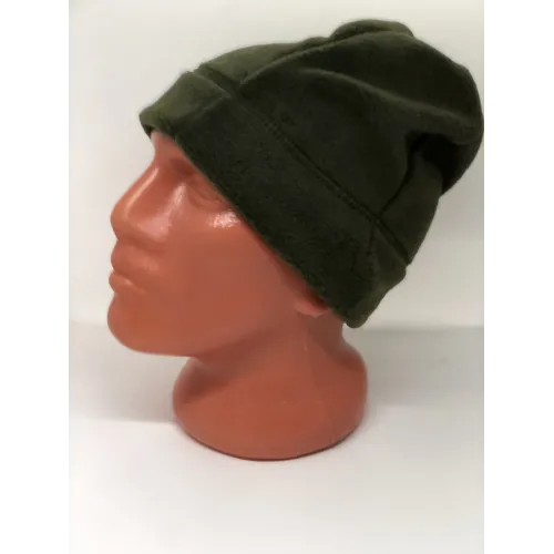 Шапка флисовая олива