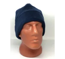 Шапка флисовая синяя