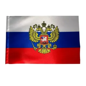 Флаг России с гербом 90*150