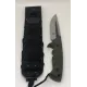 Нож M390 (зеленый) в чехле